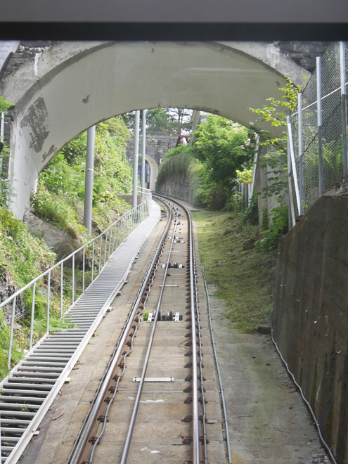 Fl&oslash;ibanen Funicular Tunnel, Bergen