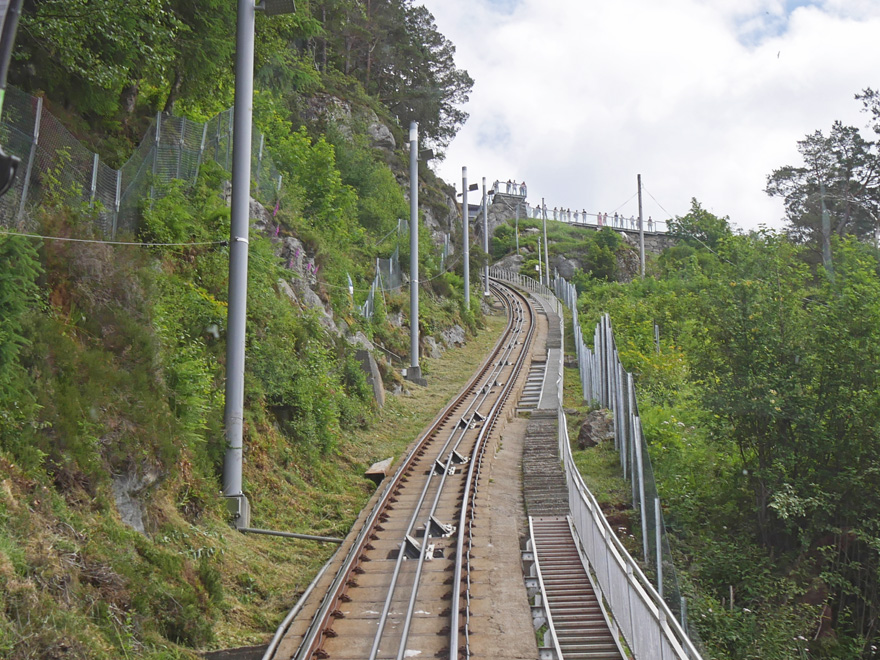Approaching Top of Mount Fl&oslash;yen, Bergen