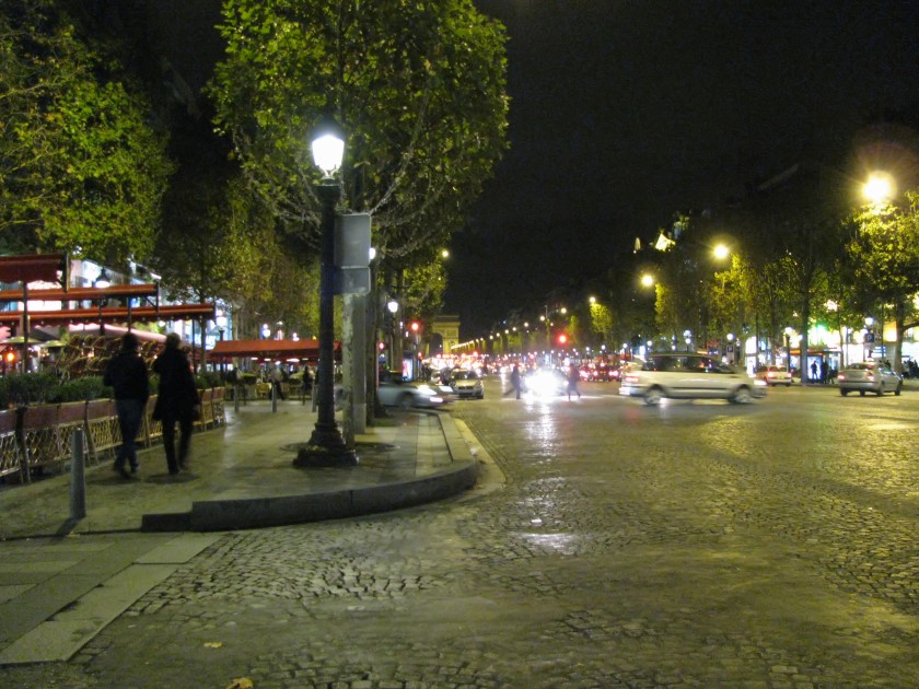 Night Scene, Avenue des Champs-&Eacute;lys&eacute;es