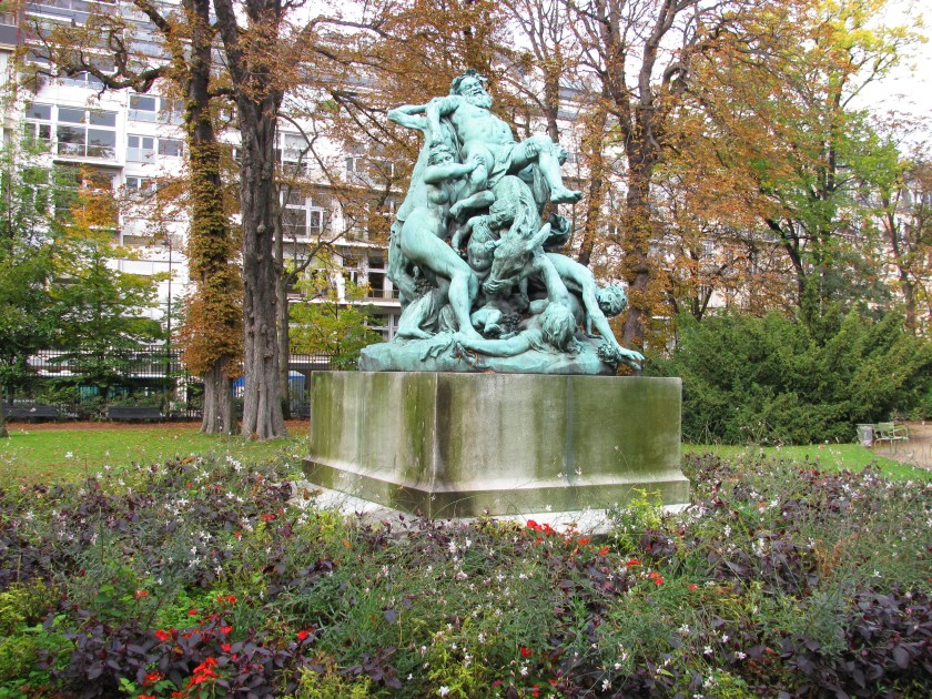 Le Triomphe de Sil&egrave;ne, Sculpture in le Jardin du Luxembourg