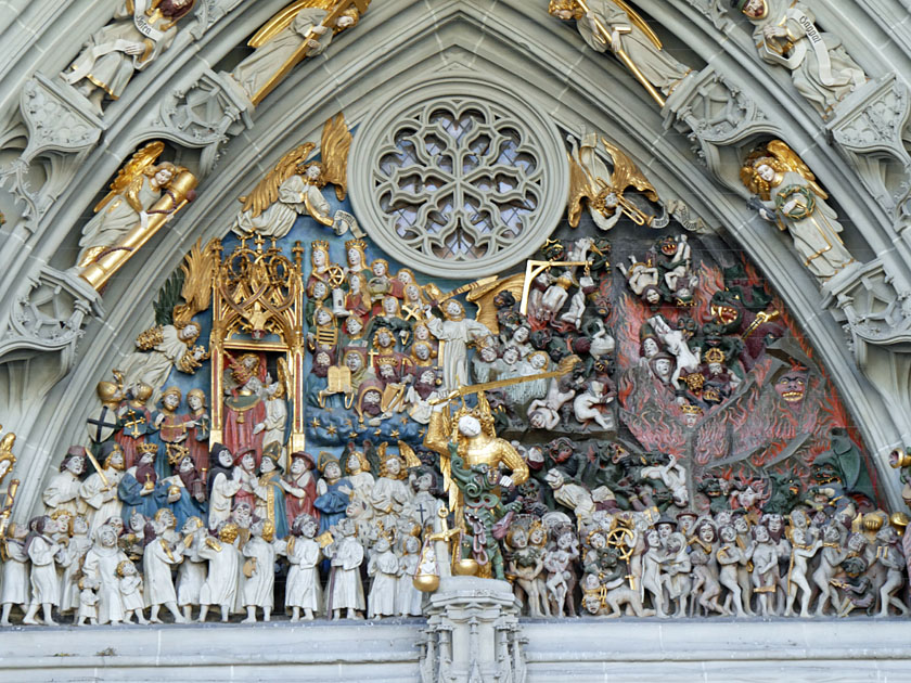 Bern M&uuml;nster Main Entrance Detail