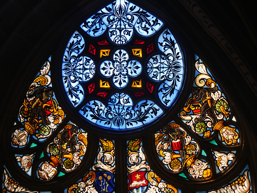 Stained Glass Window in Bern M&uuml;nster