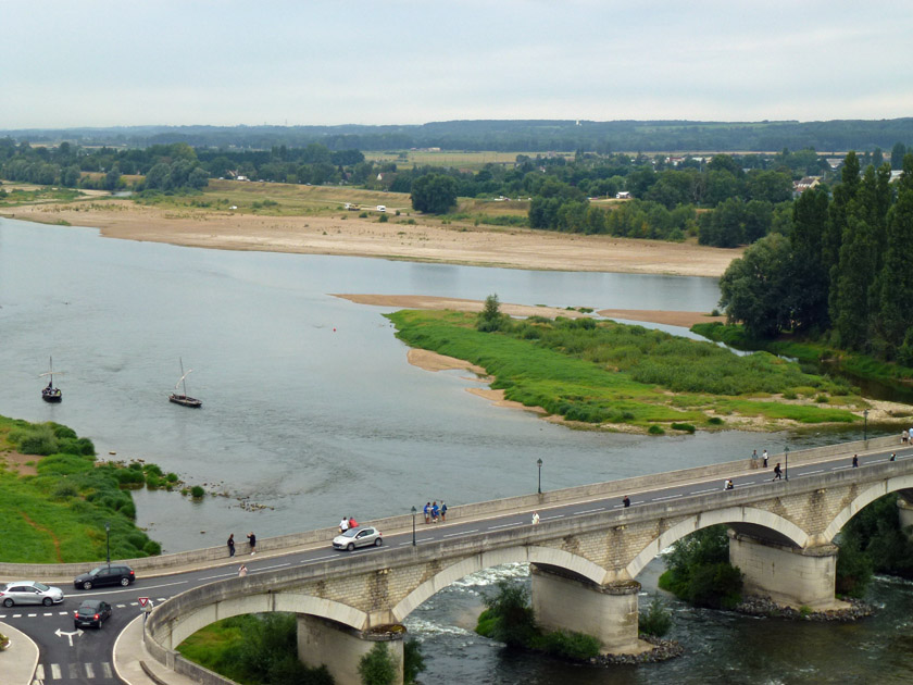 The River Loire at Ch&acirc;teau d'Amboise