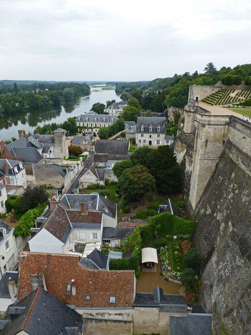 Town of Amboise from the Ch&acirc;teau
