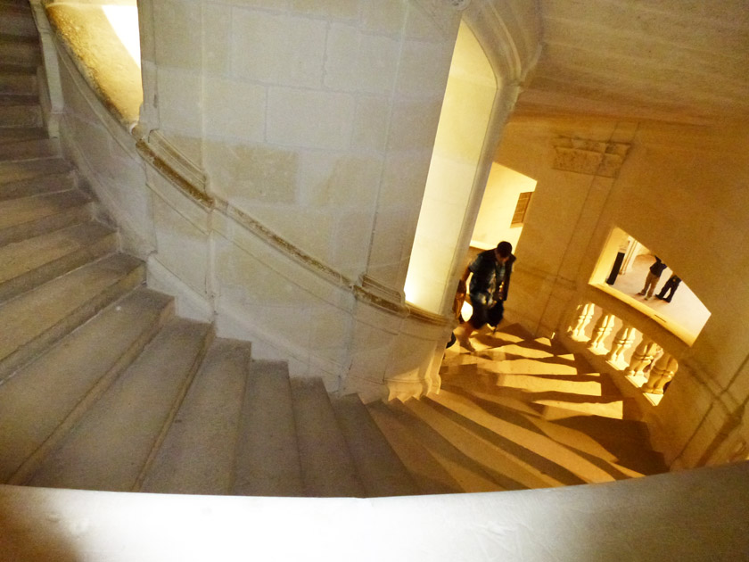 Ch&acirc;teau de Chambord, Interior Spiral Staircase