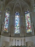 Stained Glass in the Chapel at Ch&acirc;teau de Chenonceau
