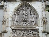 Carving at Entrance to The Saint Hubert Chapel at Ch&acirc;teau d'Amboise