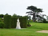 Bust of Leonardo da Vinci, Ch&acirc;teau d'Amboise Gardens