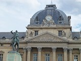 &Eacute;cole Militaire Fa&ccedil;ade and Statue of  Mar&eacute;chal Joseph Joffre