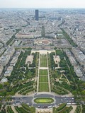 Champ de Mars and &Eacute;cole Militaire from Tour Eiffel