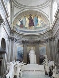 Statues and Ceiling Mural, le Panth&eacute;on