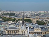 Palais de Justice and Sainte-Chapelle from Cath&eacute;drale Notre-Dame
