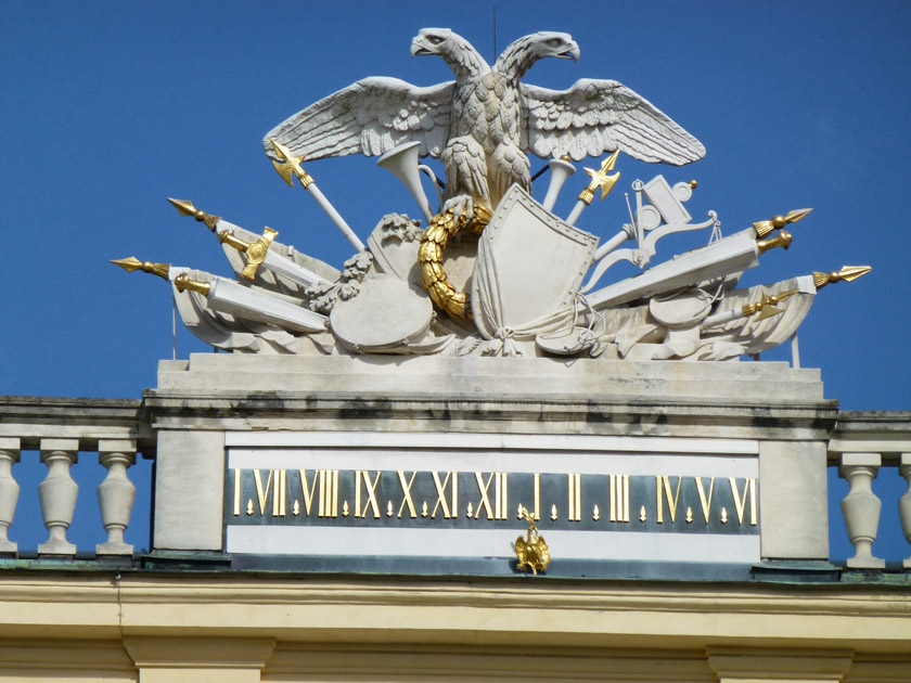 Austrian Eagle Atop Glorette, Sch&ouml;nbrunn Palace