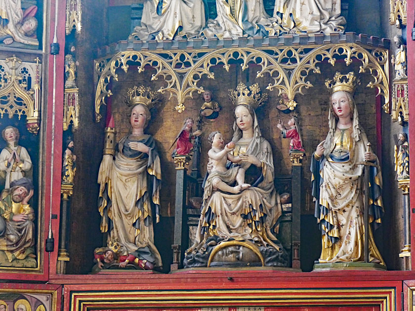 Wiener Neust&auml;dter Altar Triptych Close-Up, St. Stephan's