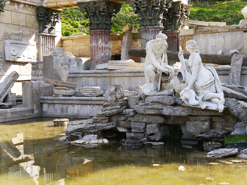 Roman Ruin at Sch&ouml;nbrunn Detail